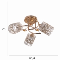 Люстра "Берти" 3х40Вт Е27  золото  МОДЕЛЬ: 2612376