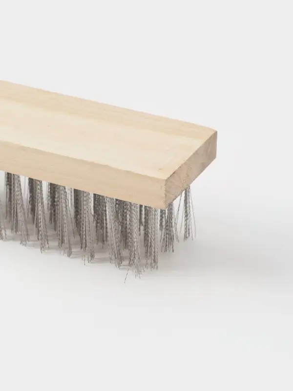 Щетка для пола с металлической щетиной 30 см