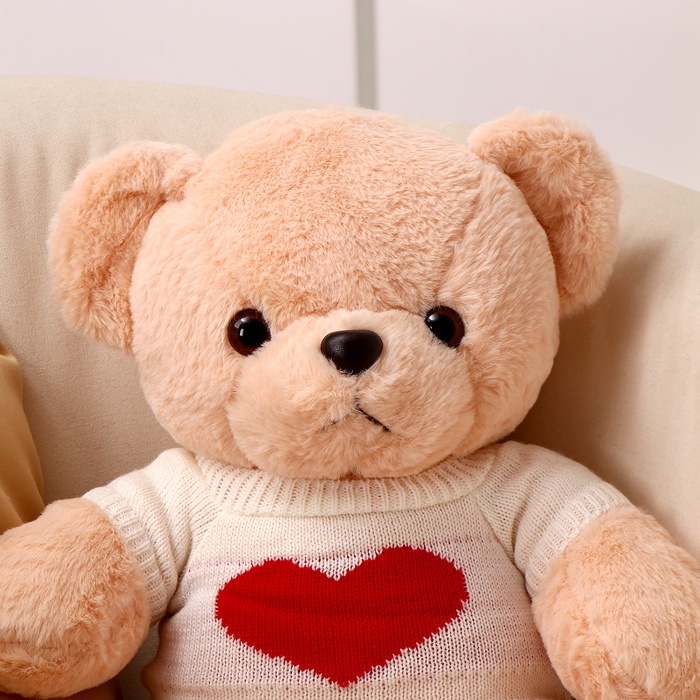 Мягкая игрушка «Медведь», в белой кофте, 50 см Мягкая игрушка «Медведь», в белой кофте, 50 см