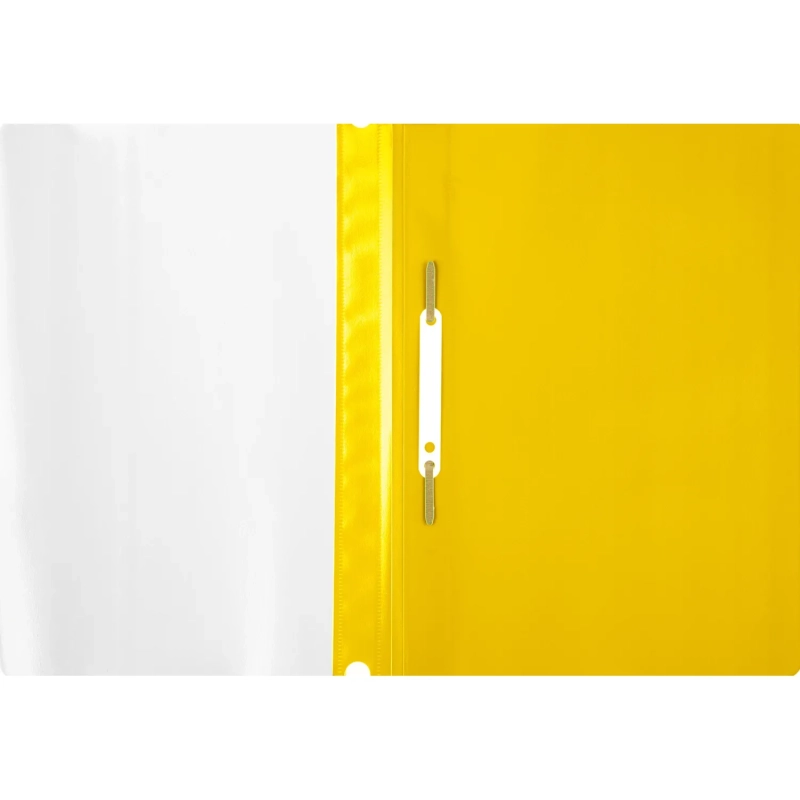 Скоросшиватель пластиковый A4 Attache желтый 10шт/уп Россия