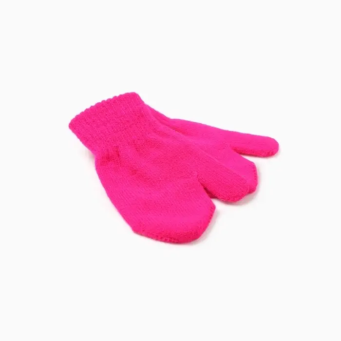 Варежки детские MINAKU, цвет малиновый, 12 см Варежки детские MINAKU, цвет малиновый, 12 см