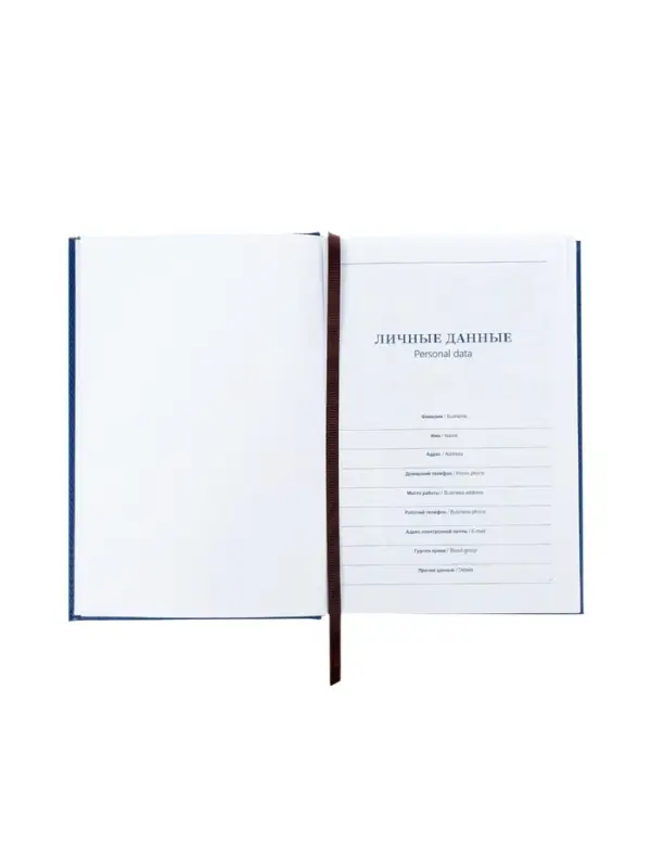 Ежедневник недатир А5 160л Вивелла темно-синий