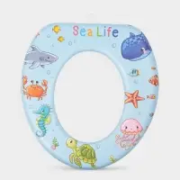 Сиденье для унитаза детское 29х27,5х5 см "Морские жители" Сиденье для унитаза детское 29х27,5х5 см "Морские жители"