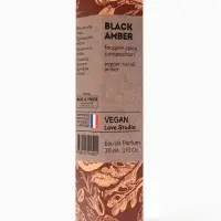 Парфюмерная вода женская Vegan Love Studio Black Amber, 30 мл