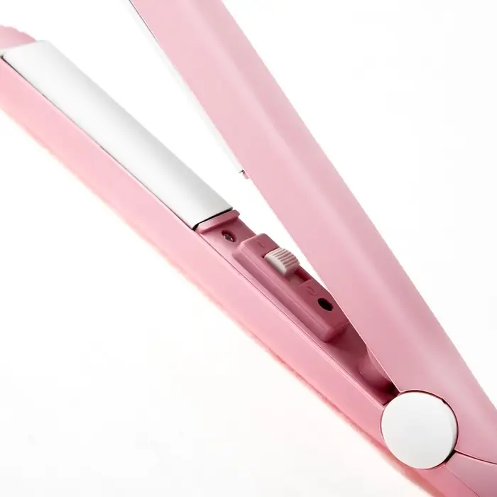 Выпрямитель Luazon LW-27, мини, 25 Вт, керамическое покрытие, 180&deg;C, розовый