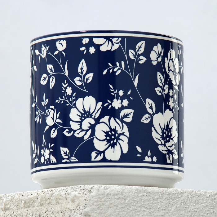 Кружка керамическая Royal Garden, 350 мл, цвет синий Кружка керамическая Royal Garden, 350 мл, цвет синий