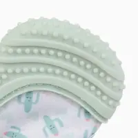 Прорезыватель на ручку для зубов &laquo;Кактусы&raquo;, светло-зеленый