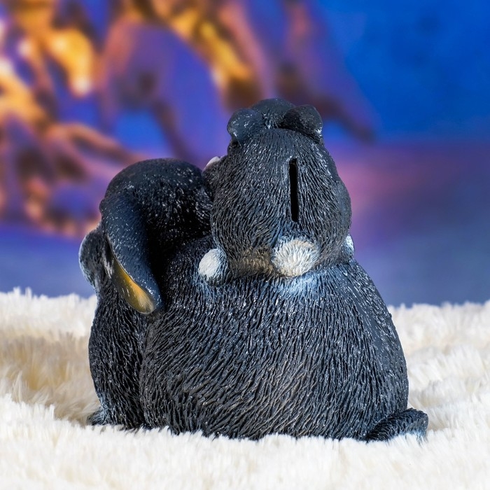 Копилка Копилка "Зайчиха с зайчонком" 15х8х10см