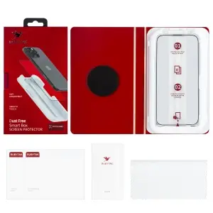 Защитное стекло для iPhone 16 Pro Max RUBYTAK Silk Printing с аппликатором