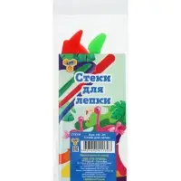 Стеки для лепки Calligrata, 4 шт., цветные, пакет с подвесом