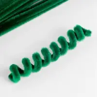 Синельная проволока, набор 50 шт., тёмно-зелёная, 30 см