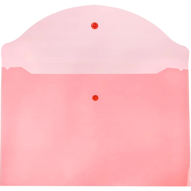 Папка-конверт на кнопке А4 Attache цвет в ассортименте 120 мкм 10 шт/уп