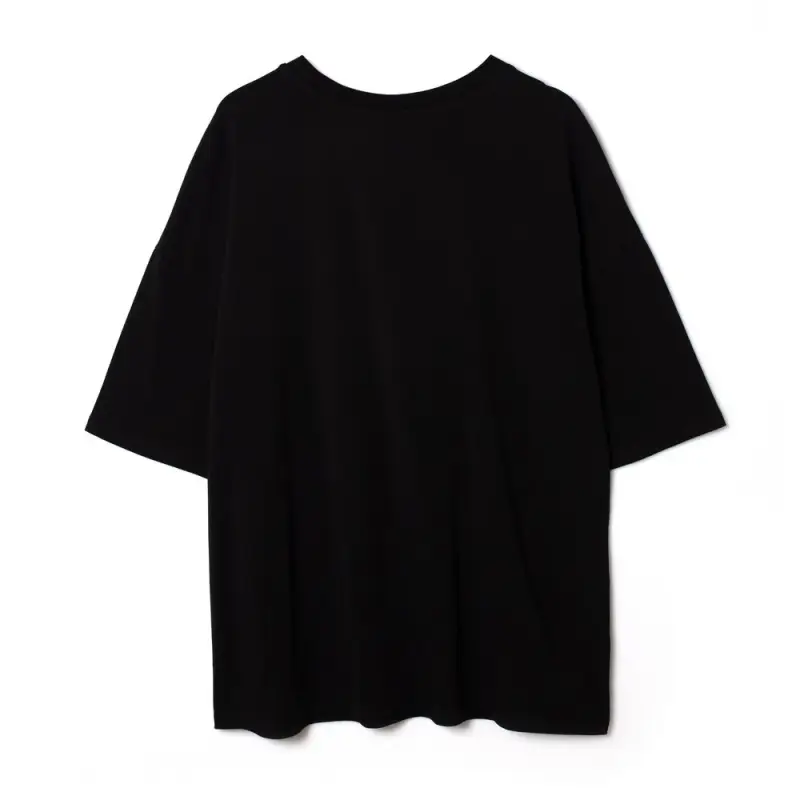 Футболка унисекс оверсайз Crosstown, черная, размер S Футболка унисекс оверсайз Crosstown, черная, размер S