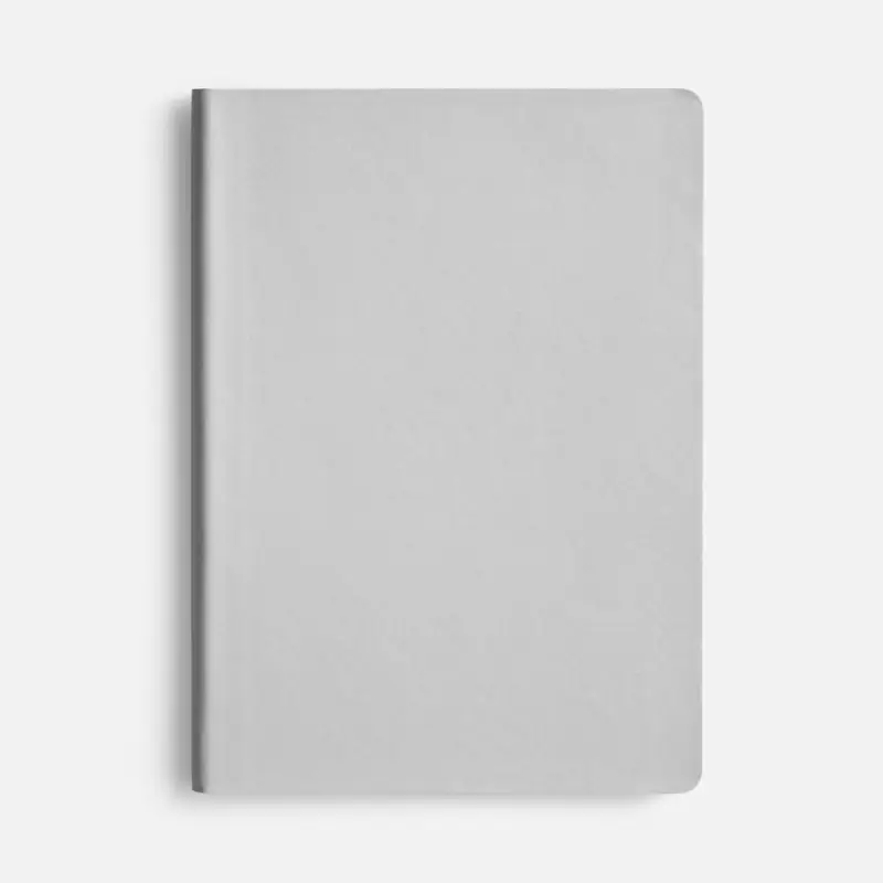 Блокнот Flex Shall ver.2, серебристый Блокнот Flex Shall ver.2, серебристый