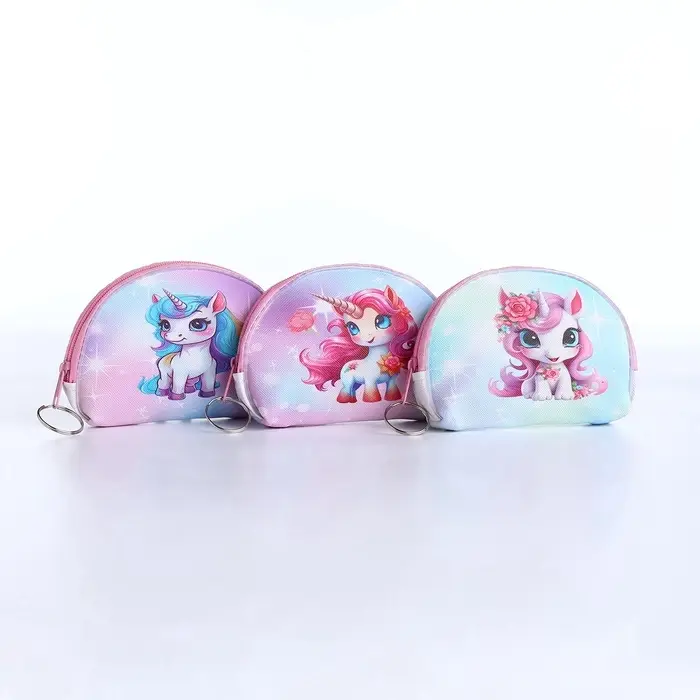 Кошелёк детский &laquo;Пони&raquo;, монетница, на молнии, МИКС