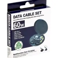 Набор переходников для гаджетов, type-c, usb, microUSB, lighting, игла