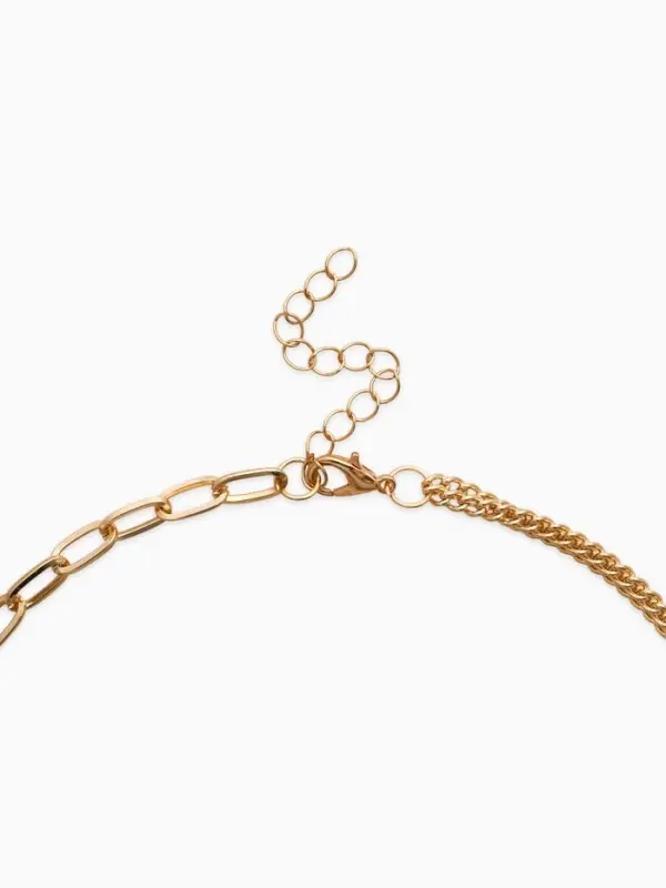 Цепь "Карабин", цвет золото