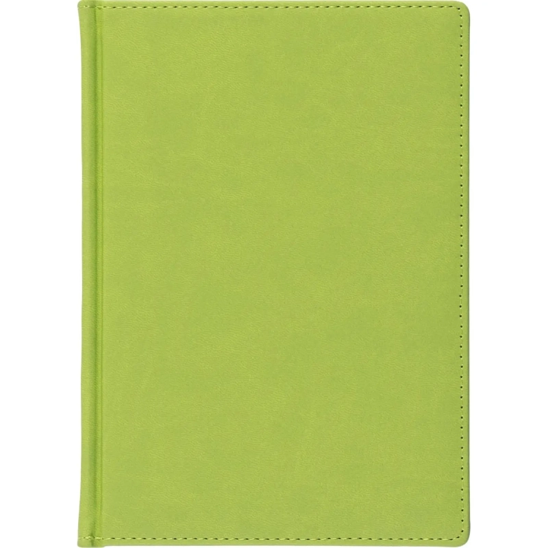 Ежедневник недатированный А5+, 136л, VELVET салатовый  3-115/08