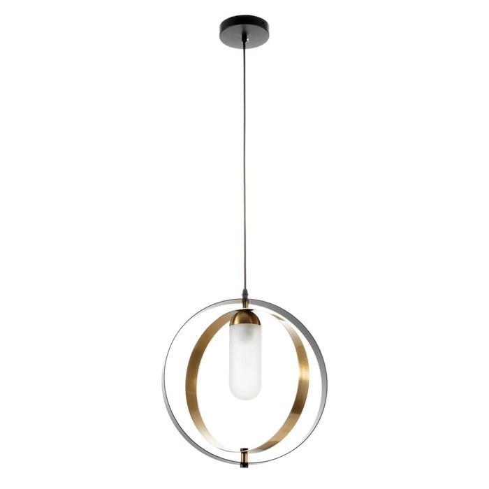 Светильник BayerLux Светильник BayerLux "Ретора" E27 40Вт черный-латунь 34,5х34,5х37,5-137 см