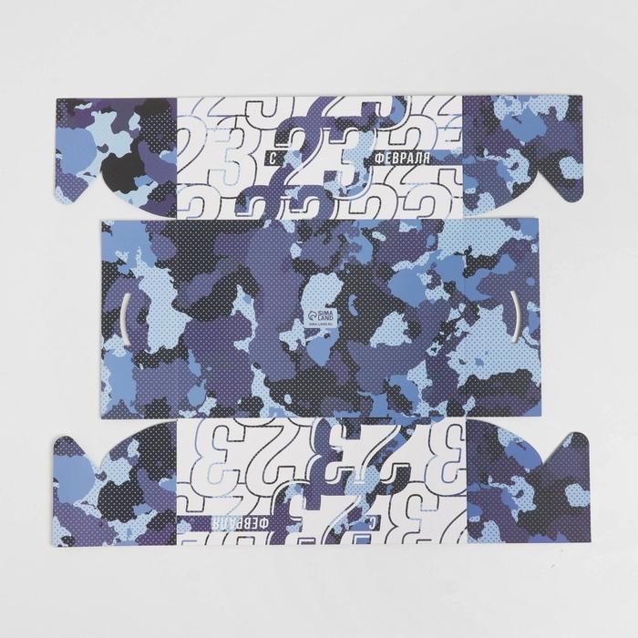 Коробка для капкейков, кондитерская упаковка с PVC крышкой, 6 ячеек «23 февраля», 23 х 16 х 10 см Коробка для капкейков, кондитерская упаковка с PVC крышкой, 6 ячеек «23 февраля», 23 х 16 х 10 см