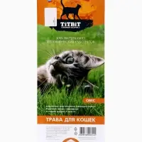 Трава Titbit для кошек, овес, 40 г