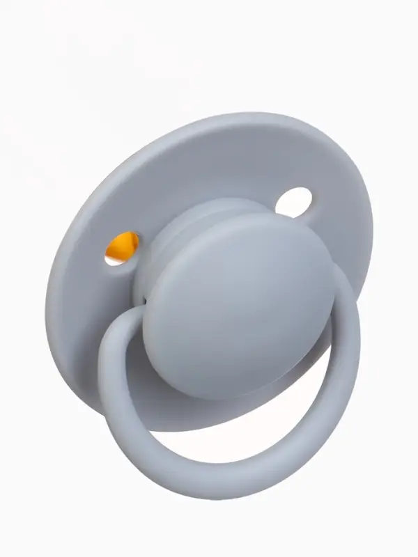 Набор классических пустышек, 2 шт., латекс, серый/серо-синий, в контейнере, от 6 мес., M&B Набор классических пустышек, 2 шт., латекс, серый/серо-синий, в контейнере, от 6 мес., M&B