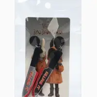 Серьги акриловые &laquo;Ножи&raquo;, окровавленные, красно-белые в чёрном металле