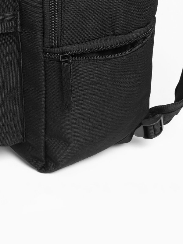 Рюкзак спортивный на молнии, размер универсальный, цвет черный Рюкзак спортивный на молнии, размер универсальный, цвет черный