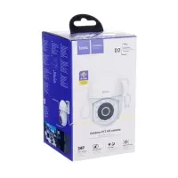 Камера видеонаблюдения Hoco D2, уличная, HD, PTZ, белая