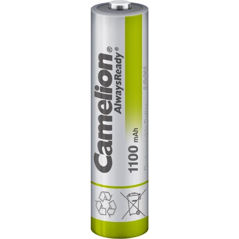 Аккумулятор Camelion Always Ready AAA 2шт/бл(NH-AAA1100BP2,1.2В) (15037)