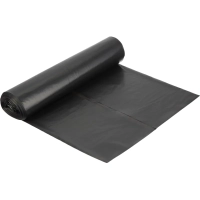 Мешки для мусора ПВД 60л 45мкм 25шт/рул черные 60x70см Luscan_СПБ