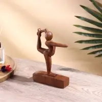 Фигурка &laquo;Гимнастка&raquo;, 14&times;5&times;20 см, дерево суар