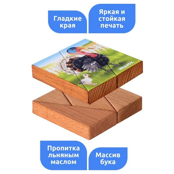 Магнитная головоломка по системе раннего развития «Индюк»
