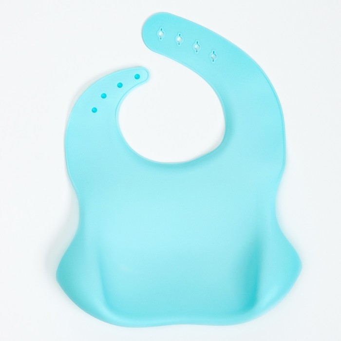 Нагрудник для кормления детский, силиконовый, Mum&baby, 23х4х29, голубой Нагрудник для кормления детский, силиконовый, Mum&baby, 23х4х29, голубой