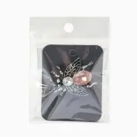 Брошь &laquo;Муха", резные крылья, цвет зелёно-розовый в черёном серебре