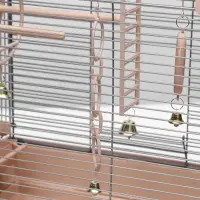 Клетка для птиц &laquo;Пижон&raquo; №100, разборная, 42&times;30&times;37 см, укомплектованная, бежевая