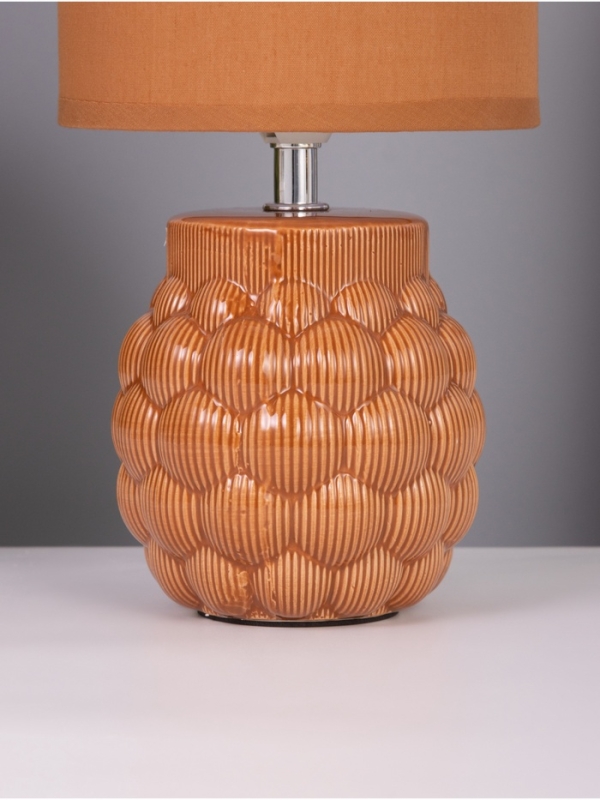 Лампа настольная Лампа настольная "Хицугая" 1х40Вт Е14 какао 14х14х28см