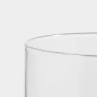 Кружка Magistro &laquo;Боттом&raquo;, 450 мл, 9.5&times;8 см штабелируемая, боросиликатное стекло, прозрачная