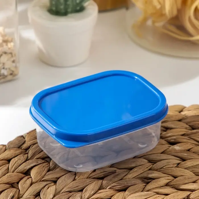 Контейнер пищевой Доляна, 150 мл, цвет синий Контейнер пищевой Доляна, 150 мл, цвет синий