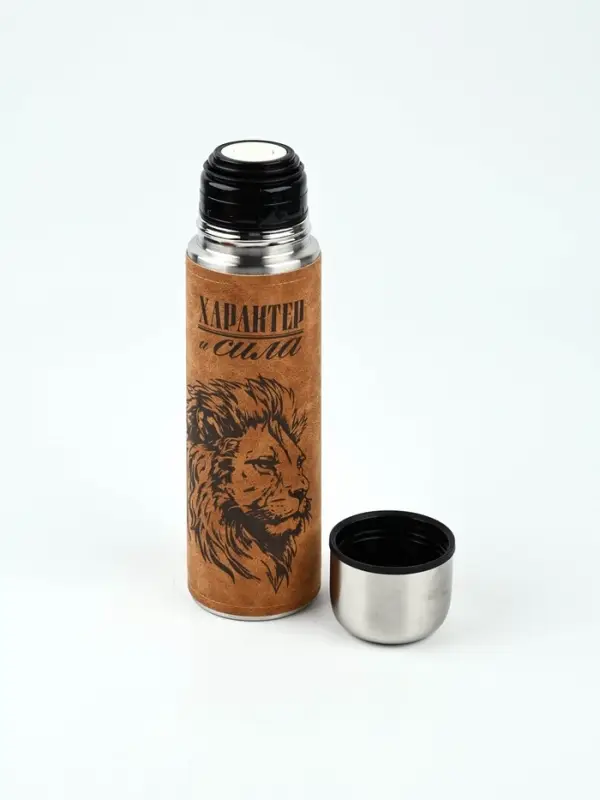 Набор "Характер и сила", термос 500 мл, кружка 2 шт
