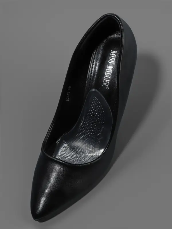 Полустельки для обуви, на клеевой основе, силиконовые, 12.5&times;6.4 см, пара, прозрачные