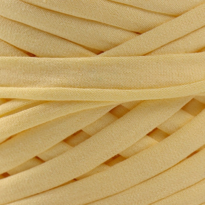 Трикотажная пряжа, ширина 7-9 мм, 100м/295 гр±10% (17 - экрю)