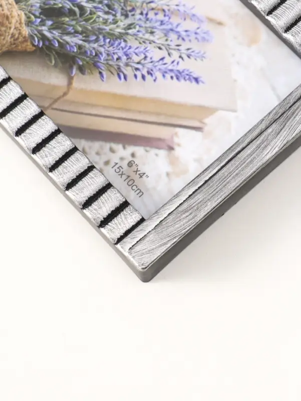 Фоторамка пластик на 3 фото 10х15 см "Я люблю тебя" тёмное серебро 31,5х25,5 см