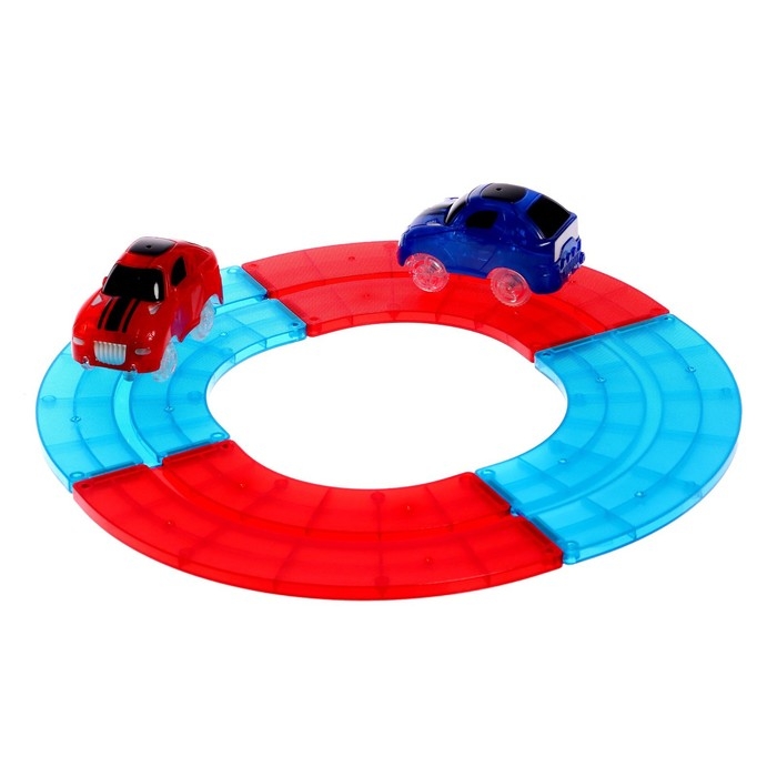 Конструктор магнитный «Магический трек», машинка ездит от батареек, 72 детали Конструктор магнитный «Магический трек», машинка ездит от батареек, 72 детали