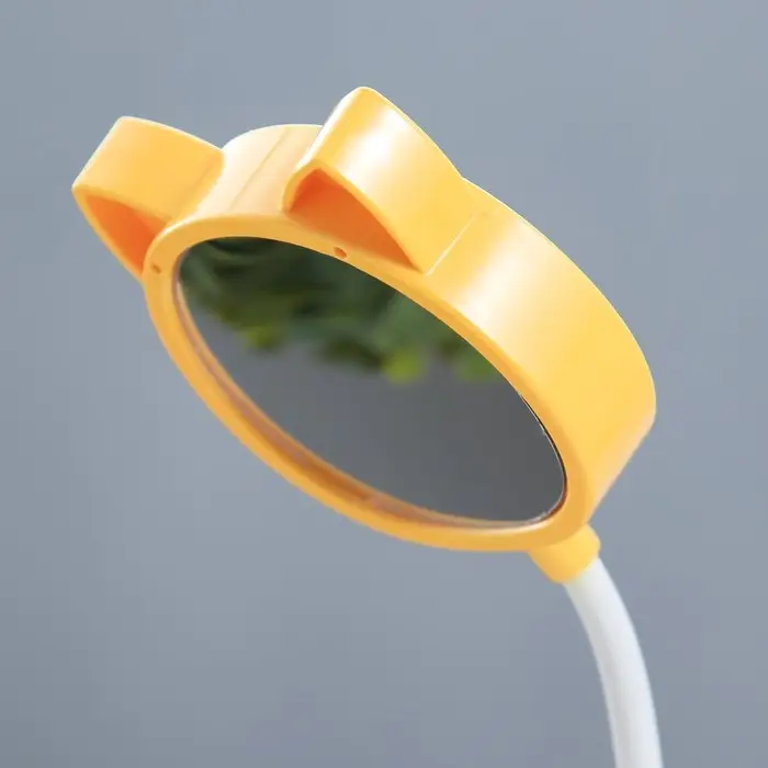 Лампа настольная RISALUX &laquo;Динозаврик&raquo;, светодиодная, 3 Вт, от батареек АА/USB, жёлтая, 4&times;12&times;35 см