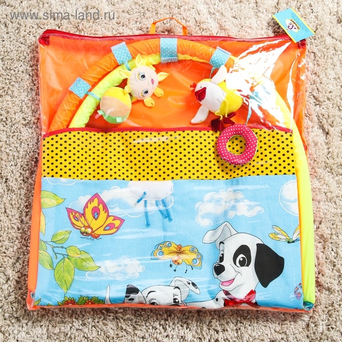 Развивающий коврик «Далматинцы», с дугами, р-р 100×87х0,5 см. Развивающий коврик «Далматинцы», с дугами, р-р 100×87х0,5 см.