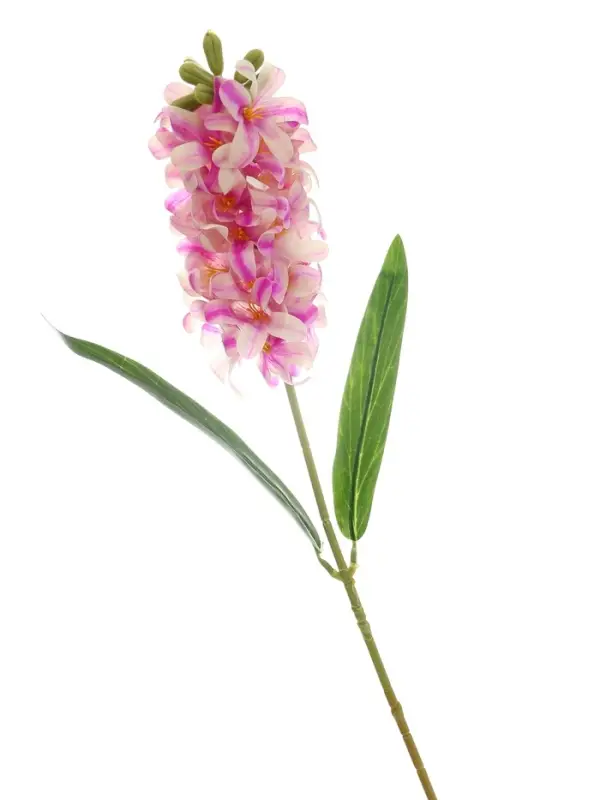 Цветы искусственные &laquo;Гиацинт галант&raquo;, 66&times;5 см, бело-сиреневые