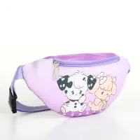 Сумка поясная &laquo;Друзья&raquo; для девочки, на молнии, сиреневая