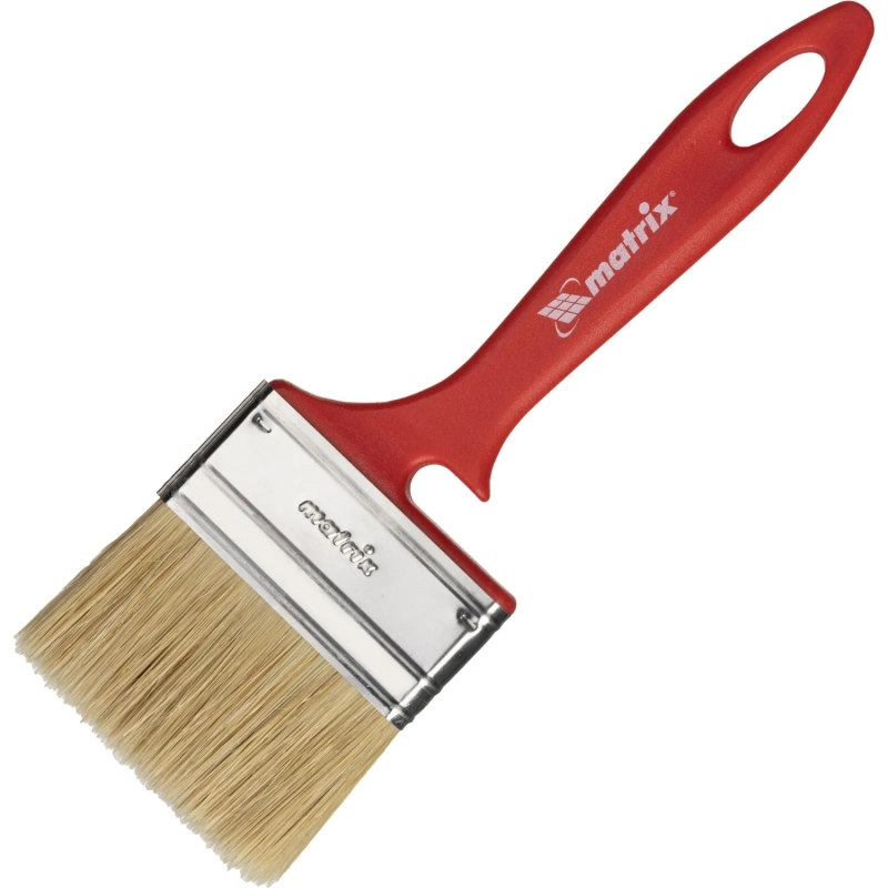 Кисть флейцевая 70 мм (2,75) натур. щетина Эмали Matrix 83353