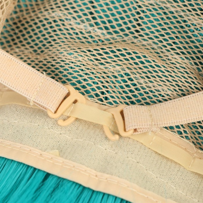 Парик искусственный, с чёлкой, имитация кожи, 30 см, цвет бирюзовый(#SHT127) Парик искусственный, с чёлкой, имитация кожи, 30 см, цвет бирюзовый(#SHT127)